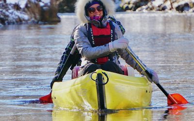 Talvine hooajaväline sügisene kevadine kanuumatk taevaskoja Ahja Võhandu kanuu talv