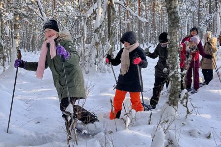 Õppekäik räätsadel rabasse